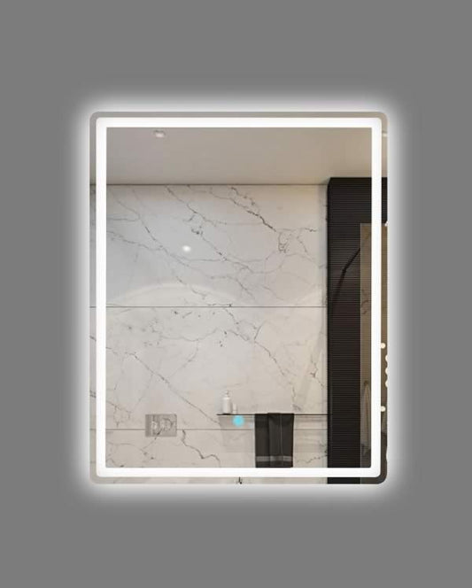 Square Bathroom LED Light Mirror